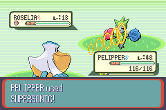 Generation III battle HUD screenshot